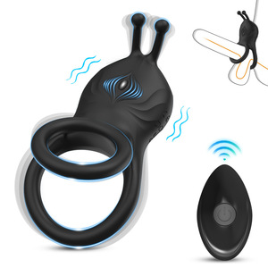 New SY GM-499 Nata Semen Locking Ring Men's Prostate Massage 10-Frequency <b>Vibration</b> Wireless <b>Remote</b> <b>Control</b> Silicone Soft Adult - Product Image 2