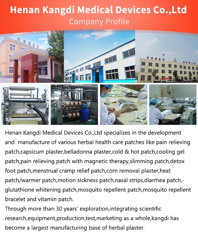 Factory OEM/ODM servcies Hot Capsicum plaster Rheumatic pain relieving patch