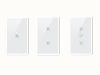 UEMON-Interrupteur électronique de maison domotique 1 2 3 Gang AU US standard, interrupteur mural intelligent WiFi et RF