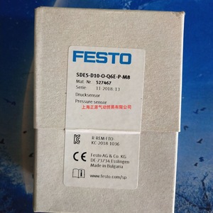 Capteur de débit Festo Sde5 D10 O Q6e P K M8, élément de commutation ultrasonique, montage M8 - Product Image 2