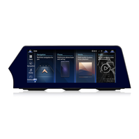 Écran CIC amélioré 12,3 pouces avec éclairage bleu, compatible avec BMW Série 5 F10/F11 2011-2012, 4 broches, Apple CarPlay et Android Auto sans fil