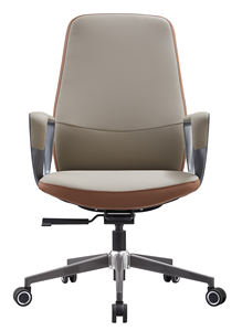 Rahat Modern basit uzun oturma ergonomik bilgisayar sandalyeleri konferans ziyaretçi orta arka yönetici deri ofis koltuğu - Product Image 3