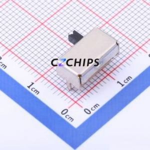 SK-23D07-G030 Slide Switch Bent Lead Through Hole-10P,12.6x4.7mm Switch Double Pole Three Throw Rectangle Header PC 12.6mm - Product Image 2