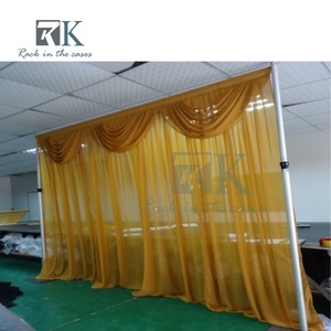Sistema de Cortinas de Aluminio con Soporte para Tubos y Cortinas, Kit de Fondo de Tela Negra Desmontable, Precio de Fábrica - Product Image 6