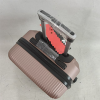 Valise de voyage en ABS légère de style moderne de luxe pour homme, 3 pièces, avec fermeture à glissière pour une utilisation à l'aéroport