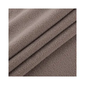 On sale popular micro polar fleece two sided brushed one side antipiling for jacket coat fabric