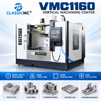 Centre d'usinage vertical CNC VMC1160 à haute rigidité, broche 8000 tr/min, pour l'usinage de l'acier inoxydable