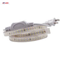 Haute Tension IP65 Étanche Smart Strip Lights 6500K/4000K/3000K Double Rangées Élégant Blanc/Blanc Chaud 15*7mm LED IP65 Évalué