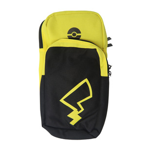 YH Nintendo <b>Switch</b> OLED Crossbody Bag Oxford Cloth Carrying <b>Case</b> For Console Pikachu Design - Product Image 1