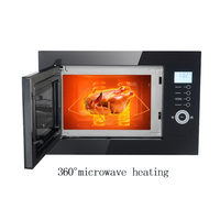 Four à micro-ondes électrique encastrable 25L pour cuisine domestique, puissance 900W, mini four à magnétron avec grill