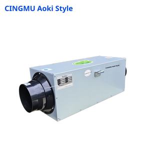 Qingmu Feng Neu für Gebläse lüftungs <span class=keywords><strong>system</strong></span> Metall verzinktes Blech Statischer Druck Schall dämpfer Box Radial ventilator Schall dämpfer Kanal - Product Image 1