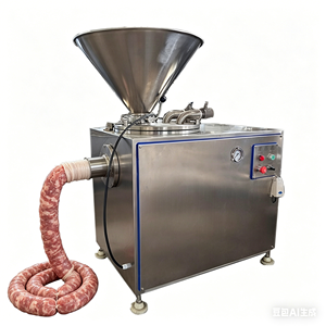 Embutidora de Salchichas Hidráulica de Grado Industrial, Acero Inoxidable 304 de Alta Calidad, Fácil de Limpiar, 500 kg/h para Producción de Alto Volumen - Product Image 6