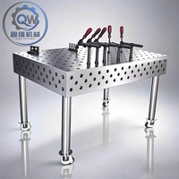 Banc de travail de soudage flexible 3D en acier moulé durable, plateforme de soudage D16 D28 en option pour travaux de soudage intensifs en atelier