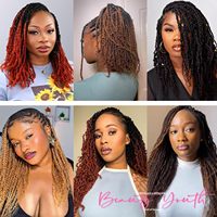 Cheveux humains en vrac Remy Birmanes Afro Kinky (10 pouces) pour tresses, réparation de locs, torsades, extensions de dreadlocks 50g/paquet Orange Gingembre