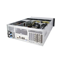Casing Server rak kustom 4u 8bay Hot Swap untuk Nvr Nas Atx Form mendukung 2 kartu Gpu Server Chassis dengan penggemar