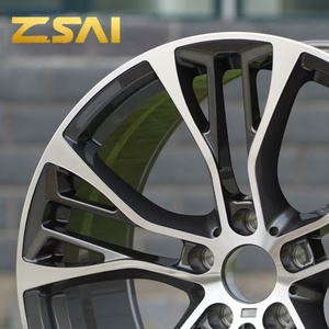 Venta Caliente, Nuevo Diseño de Malla Negra Completa, Llantas de Aleación de 20 2122 Pulgadas <span class=keywords><strong>5</strong></span>*120 5x112 <span class=keywords><strong>5</strong></span> Orificios para Jeep, Llantas para Automóviles de Pasajeros - Product Image 5