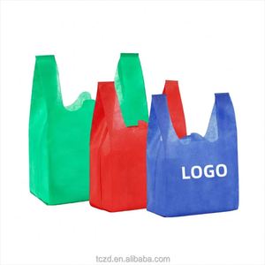 Bolsas de Mano Personalizables de Tela No Tejida, Bolsas de Plástico Económicas con Variedades en Tamaños, Colores y Logotipos, Bolsa Tipo Camiseta de Tela No Tejida - Product Image 3