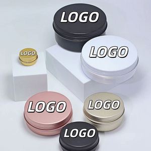 5ml 10ml 20ml 30ml 50ml 60ml 80ml 100ml 150ml 200ml Round <b>Aluminum</b> Cosmetic Tin <b>Container</b> Metal <b>Aluminum</b> Jar - Product Image 1