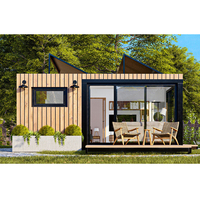 Maison conteneur mobile en bois de luxe de 20 pieds Villa préfabriquée chambre à coucher pour salle de bain extérieure cuisine bureau à domicile