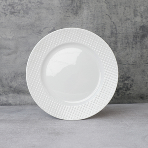 Ensembles de vaisselle en porcelaine blanche imprimée avec logo personnalisé ensembles de bol de cuisine et assiette en céramique - Product Image 3
