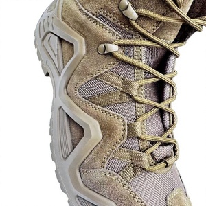 SFB0701  Bottes de randonnée en cuir imperméables unisexes, robustes, antidérapantes, légères, respirantes, pour la randonnée en montagne, le camping - Product Image 6