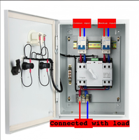 Sakelar Transfer Otomatis (ATS) Satu Fasa Dua Mode 220V Dua Kutub Kapasitas Pemutusan 63A EcoNewlink Rumah Tangga Satu Arah
