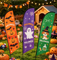 Drapeau de plage personnalisé léger, idéal pour les fêtes d'Halloween