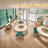 Service de conception d'intérieur pour boutique de bijoux de luxe