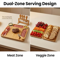 Planches à fromage et à charcuterie en bois personnalisées, pour fêtes et usage quotidien, planches à découper en bois pour servir