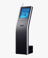 Kiosque capacitif de gestion de file d'attente de kiosque d'affichage d'écran tactile de la coutume 19 ''pour la salle du gouvernement et la banque
