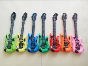 Juguetes <span class=keywords><strong>de</strong></span> Micrófono, Bajo, Piano, Tambor y Guitarra <span class=keywords><strong>de</strong></span> Plástico <span class=keywords><strong>de</strong></span> 24cm, 35cm y 150cm, Instrumentos Musicales Inflables <span class=keywords><strong>de</strong></span> PVC para Niños - Product Image 2