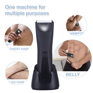 Recortadora Corporal Eléctrica IPX7 para Hombre, Depiladora, Afeitadora, Kit de Aseo para Barba y Zona Íntima - Product Image 1