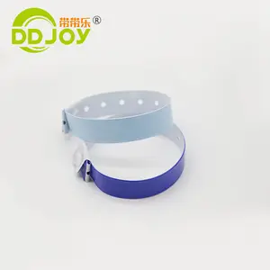 Custom Logo Printing Disposable Plastic L-Shape PVC Wristband Sports-Themed Vinyl Rubber For Event Promotion