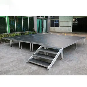 Outdoor Event Show Demountable Outdoor Stage Podium Rectangle Truss Display Assemble Portable Stage