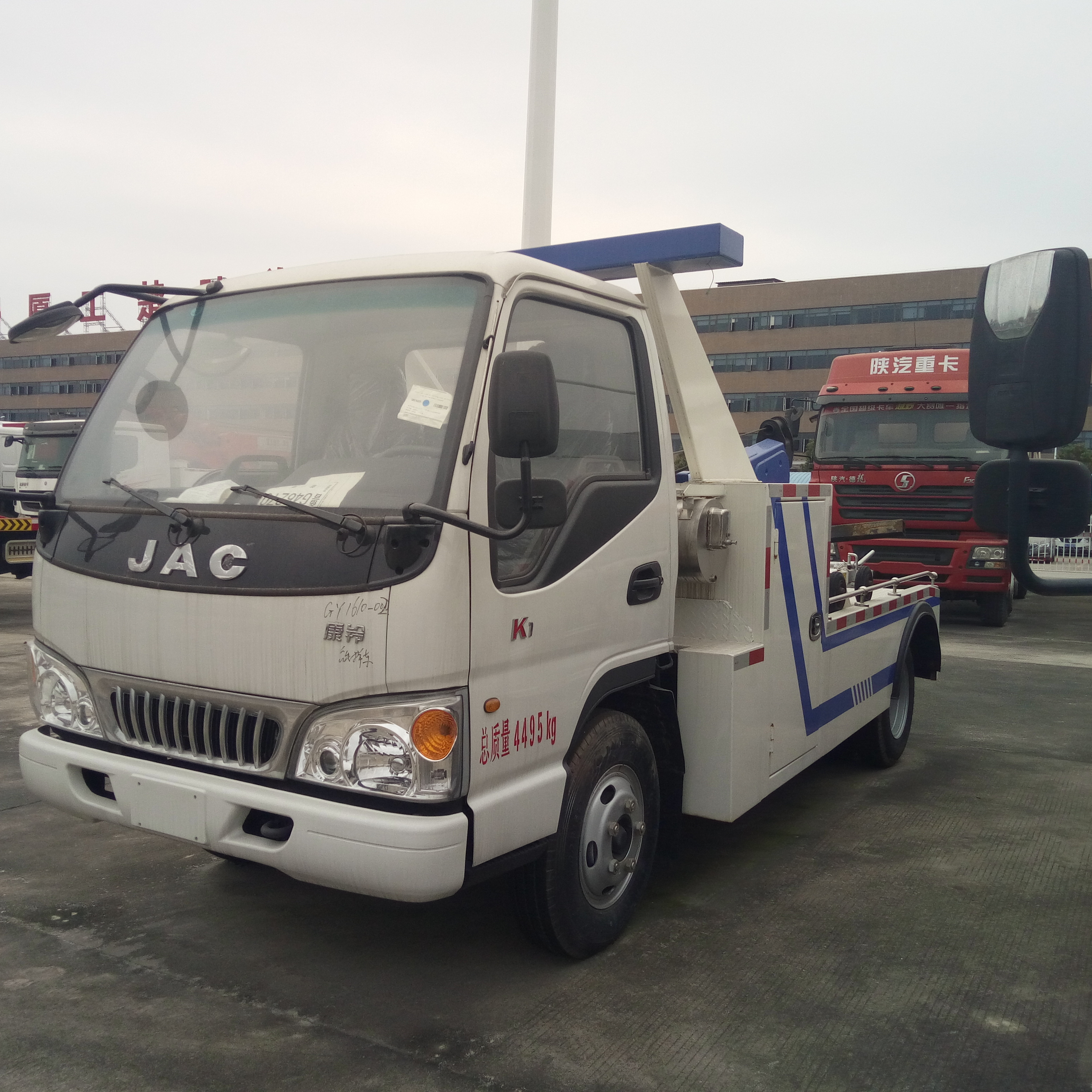 JAC 4x2 дорожный спасательный транспортный ротатор, буксировочный эвакуатор, автомобильный эвакуатор, производитель грузовиков