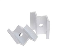 Kit de fixation pour panneaux solaires en alliage d'aluminium réglable de 30 à 40 mm avec supports de montage et attaches pour installations sécurisées sur toit ou au sol