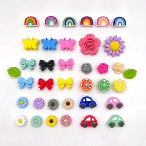 2025 venta al por mayor grado alimenticio lindo diseño de dibujos animados Animal bebé suave cuenta masticar ratón silicona cuenta para la fabricación de joyas - Product Image 4