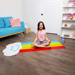 Toptan özel Logo çevre dostu mikrofiber Natrual kauçuk hayvan şekilli baskı çocuklar <span class=keywords><strong>Yoga</strong></span> Mat - Product Image 5