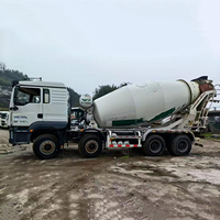 Camion malaxeur à béton d'occasion de marque Schwing, modèle 2021, robuste, 371/400 CV, norme d'émission Euro V, châssis SHACMAN 8X4, 12 m3