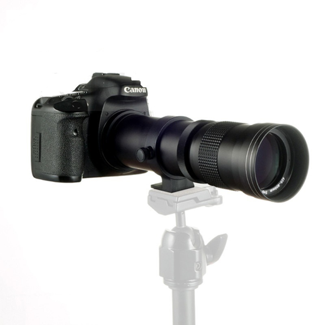 Export-quality 420-800mm Ultra-long Telephoto Zoom Lens for DSLR Mirrorless Cameras