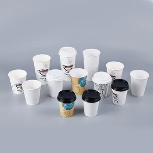 中国oem/odm一次性批发纸杯咖啡杯盖PS材料包括80毫米和90毫米