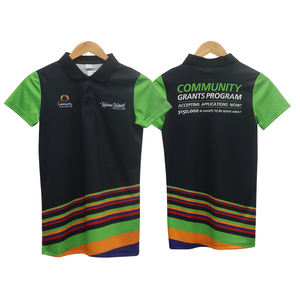 Polos personnalisés de sublimation Marathon Sport Running Dye Sublimation Blancs de sublimation pour les caractéristiques compressées de taille plus - Product Image 1