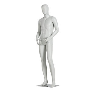 Siyah beyaz tam vücut spor manken kas adam manken <span class=keywords><strong>Mannequin</strong></span> erkek kadın Bodybuilder modeli ekran - Product Image 3