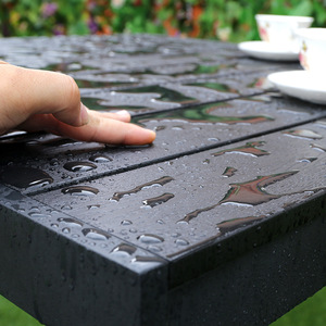 <span class=keywords><strong>Table</strong></span> de café <span class=keywords><strong>rectangulaire</strong></span> ronde moderne pour l'extérieur, jardin, <span class=keywords><strong>balcon</strong></span>, cour, loisirs, <span class=keywords><strong>table</strong></span> à manger portable en aluminium - Product Image 2