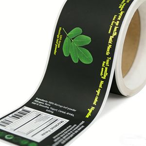 Étiquettes personnalisées pour produits, suppléments, vitamines, autocollants imprimés pour bouteilles en plastique de produits de santé - Product Image 1