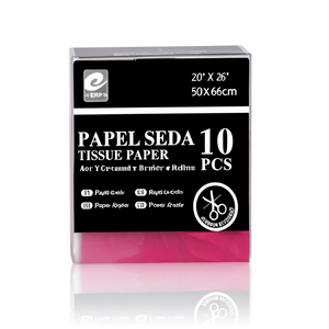 Papel tisú Erpsl 50X66Cm Rojo Rosa 10 piezas para manualidades y envoltura de regalos - Product Image 2