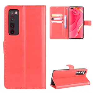 Coque de téléphone à rabat en cuir, étui portefeuille pour Huawei Nova 7 Pro P40 Lite 5G Nova 7 SE, Honor 9C 30 Pro Plus