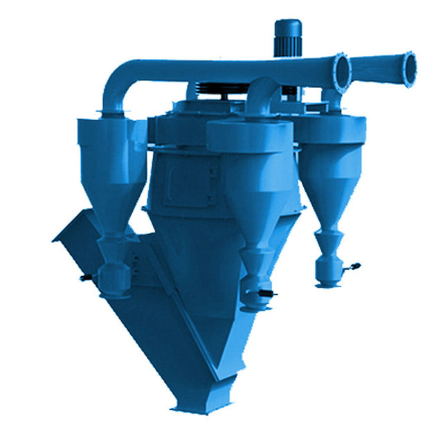 Dynamic Air Powder Cyclone Dust Separator Ultrafine Air Classifying Milling