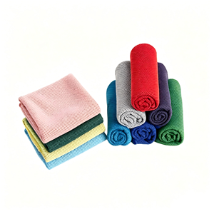 Serviette de sport en microfibre à séchage rapide avec logo personnalisé, rafraîchissement instantané, protection UV, réutilisable pour activités extérieures, gym, fitness, course à pied - Product Image 1