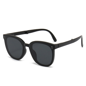 Gafas de sol plegables unisex con montura de PC, protección UV400, 3 lentes, diseño de montura completa para protección solar - Product Image 4
